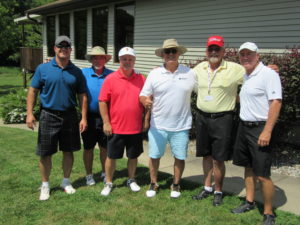 group of golfers