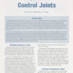 Cover page of article, "Roof Expansion and Control Joints".