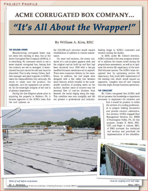 2011.04 Its All About The Wrapper | IIBEC