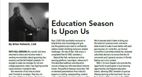 Cover page of IIBEC, 