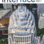 Cover page of November IIBEC Interface showing a low slope roof.