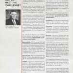 Cover page of March 1993 President's Message.