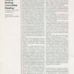 Cover page of 1992 RCI Interface article, "Federal Roofing Committee Meeting".