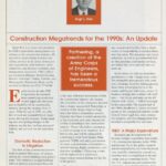 Cover page of article, "Construction Megatrends for the 1990s: An Update".