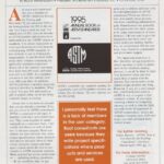 Cover page of article, "ASTM and Roof Consultants".