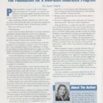 Cover page of article, "Errors and Omissions Coverage: The Foundation for a Well-Built Insurance Program".