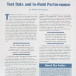 Cover page of article, "The Relationship Between Test Data and In-Field Performance".
