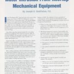 Cover page of article, "Water Intrusion From Rooftop Mechanical Equipment".