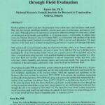 Green cover page of article, "Engineering Performance of Rooftop Gardens through Field Evaluation".