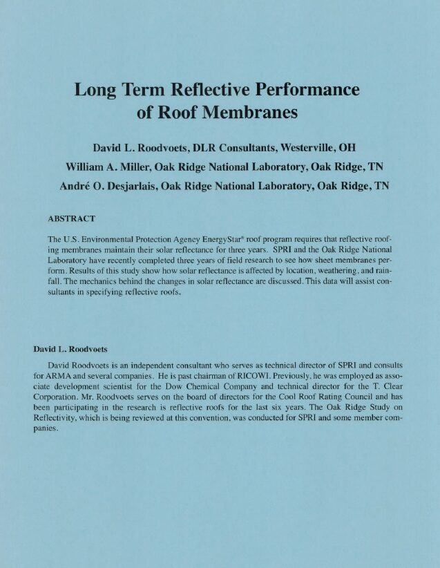 2004 (CONV) Roodvoets, Miller, Desjarlais | IIBEC