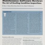 Cover page of IIBEC Interface article, "Maintenance Software Review: The Art of Roofing Condition Inspections".