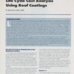Cover page of IIBEC Interface article, "Life Cycle Cost Analysis Using Roof Coatings".