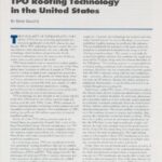 Cover page of IIBEC Interface article, "TPO Roofing Technology in the United States".