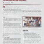 Cover page of IIBEC Interface article, "Tips on the Art of Soldering Architectural Metals".