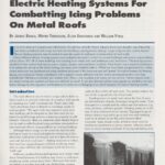 Cover page of article, "Electric Heating Systems for Combatting Icing Problems on Metal Roofs".