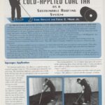 Cover page of article, "Cold-Applied Coal Tar as a Sustainable Roofing System".