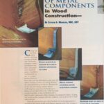 Cover page of article, "Corrosion of Metal Components in Wood Construction".