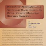 Cover page of IIBEC article, "Design of Mechanically-Attached Base Sheets in Built-Up and Modified Bitumen Roofing."