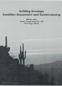 Cover page of IIBEC proceedings article, "Building Envelope Condition Assessment and Commissioning".