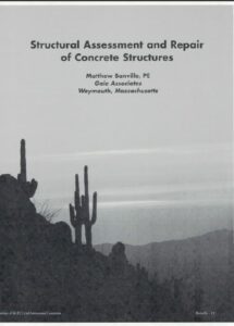 Cover page of IIBEC proceedings article, "Structural Assessment and Repair of Concrete Structures".