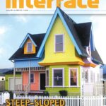 Cover page of January 2016 IIBEC Interface on steep-sloped roofing.