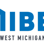 Blue and white logo for the IIBEC West Michigan Chapter.