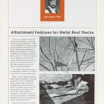 Cover page of IIBEC Interface article, "Attachment Features for Metal Roof Decks".