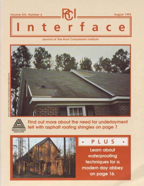 August 1995 Interface Cover | IIBEC