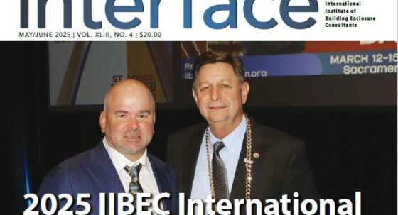 Cover of May/June 2025 IIBEC Interface on International Convention and Trade Show.
