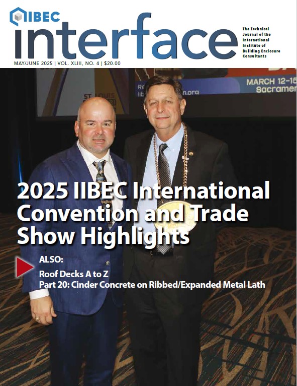 Cover of May/June 2025 IIBEC Interface on International Convention and Trade Show.