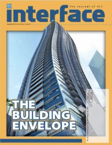 Cover of September 2012 IIBEC Interface, theme of The Building Envelope.