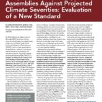 Cover of IIBEC Interface article entitled, Adaptation of Low-Slope Roof Assemblies Against Projected Climate Severities: Evaluation of a New Standard.