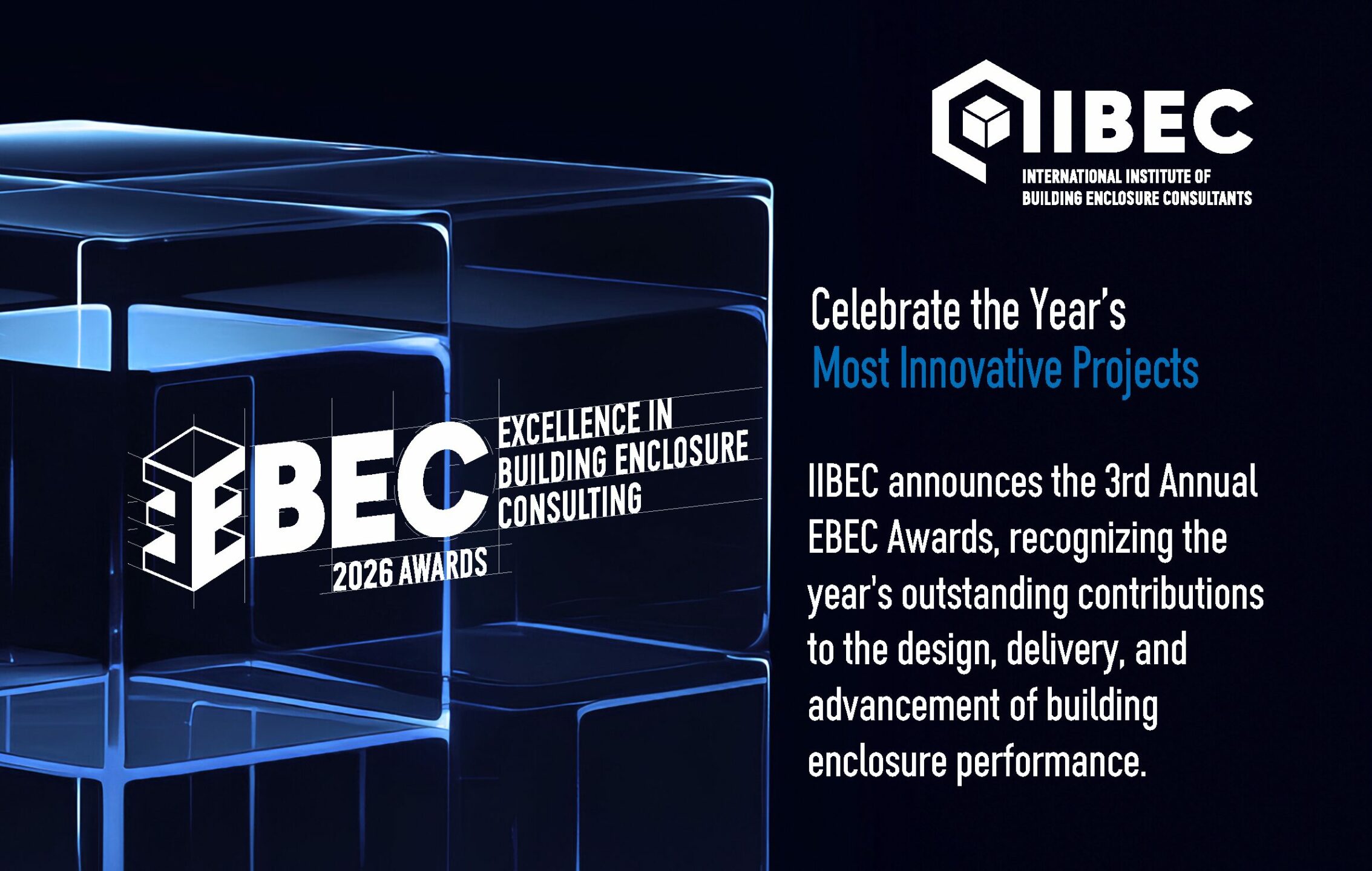 Announcement for 2026 IIBEC EBEC Awards.