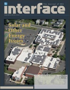 Cover of December 2008 IIBEC Interface, theme of Solar and Other Energy Issues.