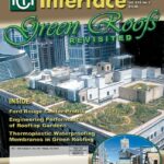 Cover of February 2004 IIBEC Interface, theme of Green Roofs Revisited.