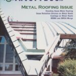 Cover of February 1999 IIBEC Interface, theme of Metal Roofing Issue.