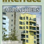 Cover of January 2006 IBEC Interface, theme of Air Barriers.