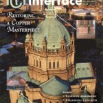 Cover of March 2002 IIBEC Interface, theme of Restoring a Copper Masterpiece.