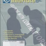 Cover of March 2004 IIBEC Interface, theme of Relations with Contractors.
