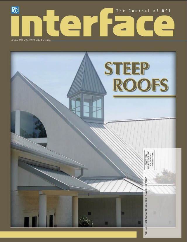 October 2010 IIBEC Interface | Theme: Steep Roofs | IIBEC