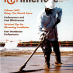 Cover of September 1999 IIBEC Interface, theme of Lightweight Insulating Concrete Roof Decks.
