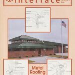 Cover of February 1996 IIBEC Interface, theme of Metal Roofing.