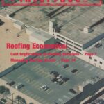 Cover of February 1997 IIBEC Interface, theme of Roofing Economics.