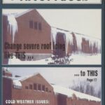 Cover of January 1998 IIBEC Interface, theme of Cold Weather Issues.