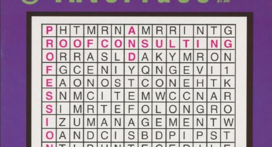 Cover of November 1998 IIBEC Interface, theme of Professionalism in Roof Consulting.