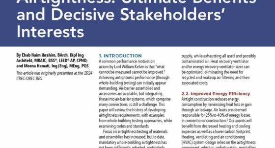 Cover of IIBEC Interface article, 