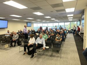 A room full of attendees at the IIBEC Georgia Chapter technical seminar in September 2025.