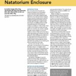 Cover of IIBEC Interface article, "Best Practices for a Successful Natatorium Enclosure.