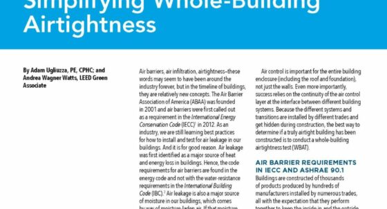 Cover of IIBEC Interface article, 