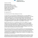 A September 25, 2025, letter from IIBEC to Parker Fairburn